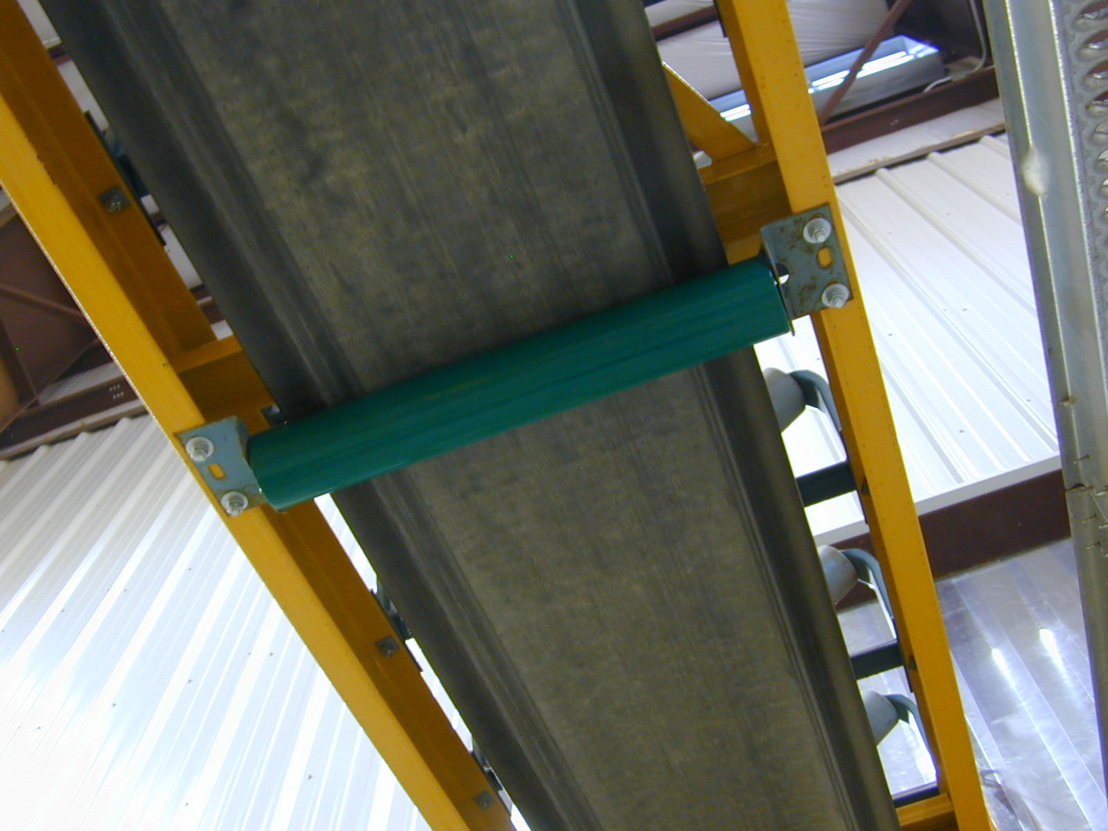 Same conveyor after polyurea maintenance overcoating